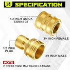 M MINGLE Pressure Washer Adapter Set, Quick Connect & Disconnect Kit - Image 4