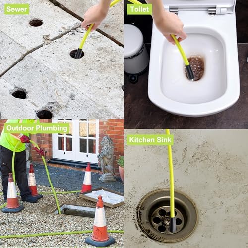 M MINGLE Sewer Jetter Kit for Pressure Washer 200 FT - Image 6