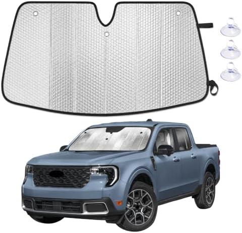 EcoNour Foldable Sun Shade Fit for Ford Maverick 2021-2024 2025 2026 by EcoNour