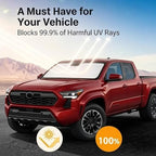 for Toyota Tacoma 2016-2024 2025 2026 - Premium Sunshade for Ultimate Heat & UV Protection- 4 Layers Foldable Front Windshield Sun Shade Custom Fit Tacoma 2Dr 4Dr, Pickup Sun Visor Car Accessories - Image 6