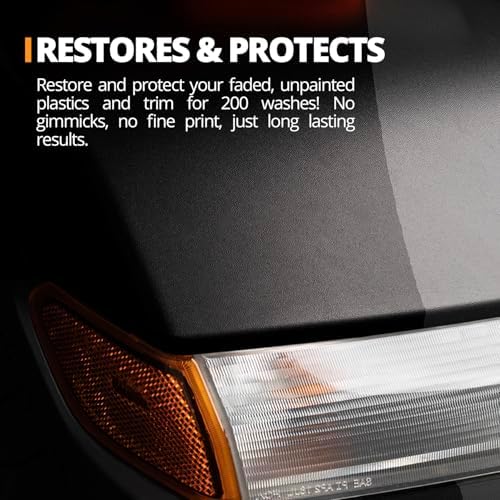 CERAKOTE Ceramic Trim Coat Black Plastic Restorer for Cars, 50 Wipes - Image 6