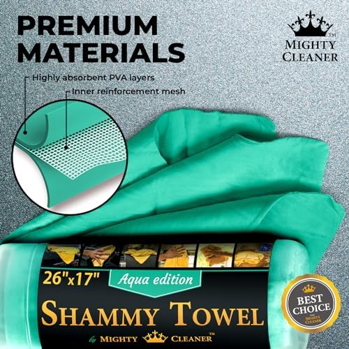 Premium Shammy Cloth for Car Drying – 2pk+1 Free – 26"x17" – Soft Chamois - Image 4