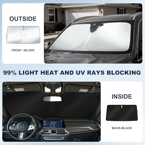Windshield Sun Shade Custom Fit Ford Escape 2013-2019 - Image 3