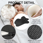 Couples Pillow Reading Pillow 27° Lift Ergonomic Memory Foam Cushion for Intimacy, NeckPillow, Multi-Functional Back Support Pillow with Replaceable Small Pillows, Comfort(Black,23"x18"x15") - Image 4