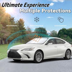 Windshield Sun Shade for Lexus ES 2019-2025 ES250 ES300h ES350 - Image 3
