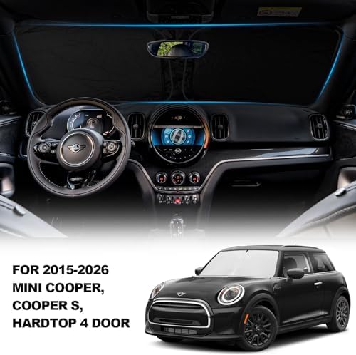 Foldable Front Windshield Sunshade fit for 2015-2024 Mini Cooper Cooper S - Image 3