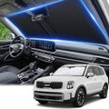 for Kia Telluride Windshield Sun Shade 2020-2025, Double Layer 240T Front Window Shade, Custom Fit UV Blocking Foldable Sun Visor, Summer Car Accessories Must-Have by AuyNeas