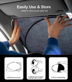 INSAUTO for Accord 2026 Windshield Sun Shade Sunshade Protector for Honda Accord 2021 2022 2023 2024 2025 Windshield Cover Sun Visor Foldable Window Heat Shield Reflector Blocks UV Ray Car Accessories - Image 5