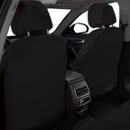 Flying Banner Car Seat Covers Front Seats Rear Bench Polyester car seat Protectors Easy installations Rear Bench Split Classic Man Lady Truck Soid Black - Image 3