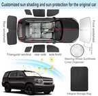 TINGLU Window Shades for Chevrolet Tahoe 2015-2020 Accessories Car Side Full Windows Rear Triangular Windshield Sun Shade Sun UV Rays & Privacy Protection for Camping Napping Relaxing 8PCS - Image 3