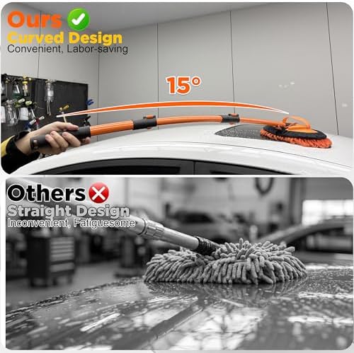 Tool Daily Short Pressure Washer Gun with Foam Cannon, Car Wash Brush - Image 6