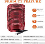 200FT Sewer Jetter Kit for Pressure Washer, 5800PSI Drain Cleaner Hose - Image 2