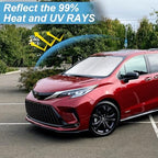 Sunshade for Toyota Sienna 2021-2025 2026 Front Window Shield Sun Visor - Image 2