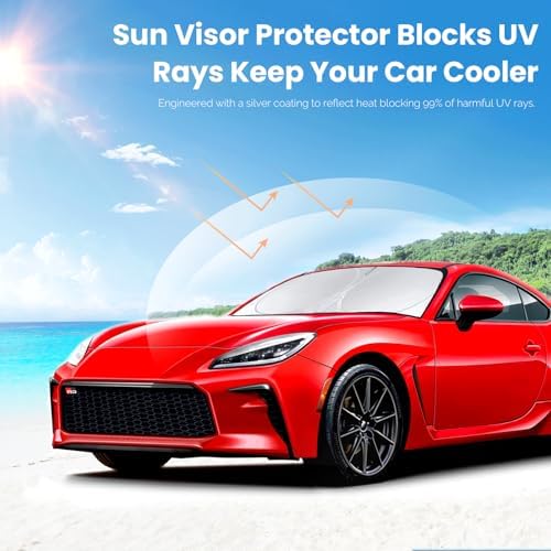 Sunshade for Toyota 86 2017-2024 2025 2026 Sun Shade Front Window Shield - Image 5