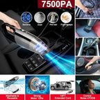 47Pcs Car Wash Cleaning Kit with High Power Handheld Vacuum Windshield Cleaning Tool with Side Mirror Squeegee Bucket Detailing Brushes Tire Brush Towels Complete Detailing Set for Car - Image 2