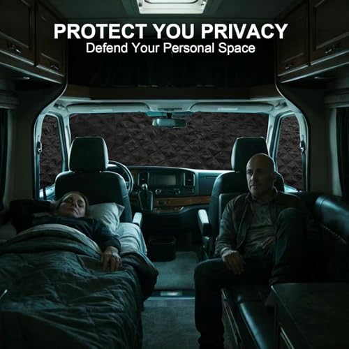 Custom Fit RV Windshield Cover for Ram ProMaster 2014-2026 All-Weather Sunshade for Blackout Privacy, Waterproof and Durable - Image 5