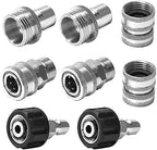 M MINGLE Pressure Washer Adapter Set, Stainless Steel Quick Disconnect Kit by MMINGLE