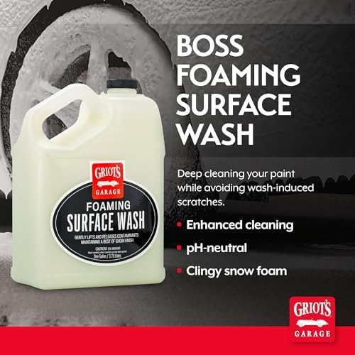 Griot's Garage BOSS Foaming Surface Wash for Car Cleaning and Detailing, Compatible with the BOSS Foam Cannon Auto-Mix System, One Gallon - Image 2