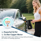 Awakening 2L Electric Foam Sprayer, Cordless Car Foam Cannon, 68oz Rechargeable Battery Foam Blaster, 52PSI Portable Electric Foam Cannon for Auto Car Detailing - Image 3