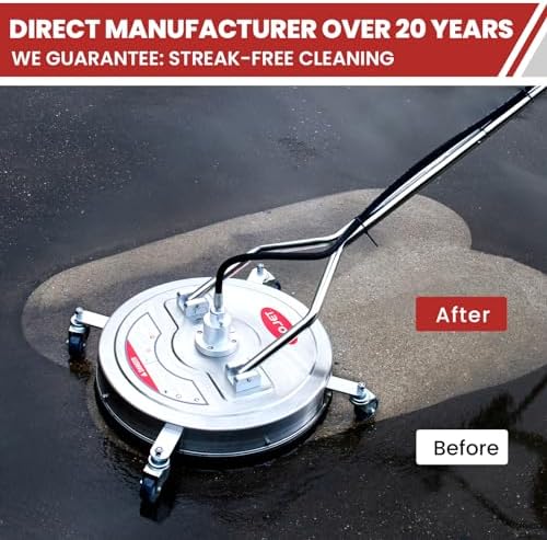 WOJET 22'' Commercial High-Flow Pressure Washer Surface Cleaner 6GPM4500PSI - Image 2
