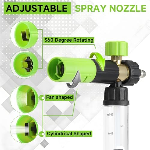 Tool Daily Pressure Washer Short Gun with Mini Foam Cannon for Car Wash - Image 6