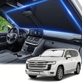for Toyota Land Cruiser Windshield Sun Shade 2024 2025 2026 Sunshade Front Window Shade Custom Fit Land Cruiser Accessories Sun Visor Foldable Shade Blocks UV Rays Accessories by AuyNeas