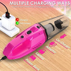 THINKWORK Car Detailing Kit with Vacuum, Pink Car Cleaning Accessories Set - Image 2