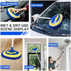 62" Car Wash Brush kit with Long Handle & Scratch-Free Refill Head - Image 5