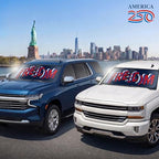 Motor Trend Freedom Windshield Sun Shade for Car Windshield 250 USA Anniversary Patriotic Accordion Fold Sunshade Protection Heat Blocker Foldable Windshield Cover Truck SUV 4th of July Memorial Day - Image 2