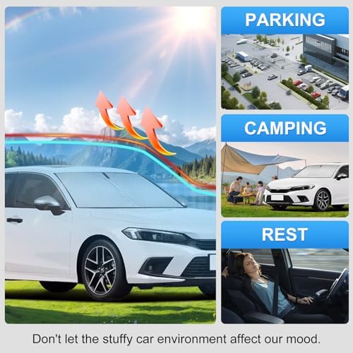 Windshield Sun Shade Sunshade for Honda Civic 2022-2026 - Image 6