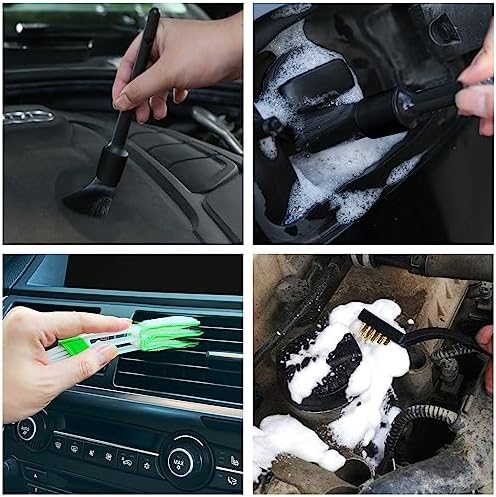 HMPLL 10pcs Detailing Brush Set, Multi-Purpose Car Detailing Brushes - Image 6