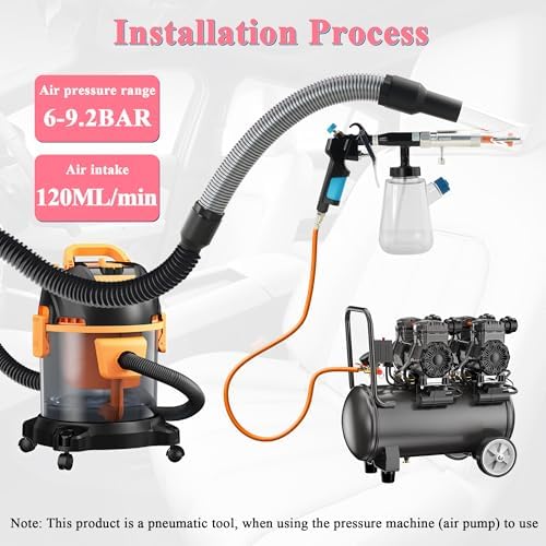 3IN1 Car Cleaning Gun Detachable Sprinkler Head for Detailing - Image 5