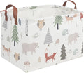 FXOLCSHE Rectangular Animals Basket,Waterproof Storage Bin for Bedroom,Nursery Hamper,Storage Bin for Boys Room Decor,Gift Basket,Animal Room Decor(Animals) by FXOCSHE