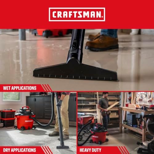 CRAFTSMAN CMXEVBE17595 16 Gallon 6.5 Peak HP Wet Dry Shop Vacuum - Image 4