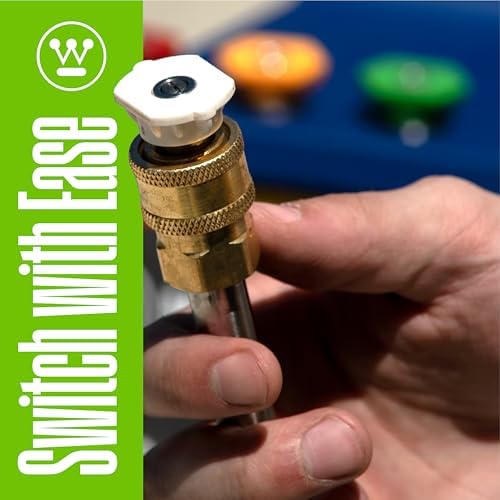 Westinghouse 5-Piece Quick Connect Pressure Washer Nozzle Kit, 1/4" Universal Fit for All Westinghouse Gas & Electric Pressure Washers - Image 5