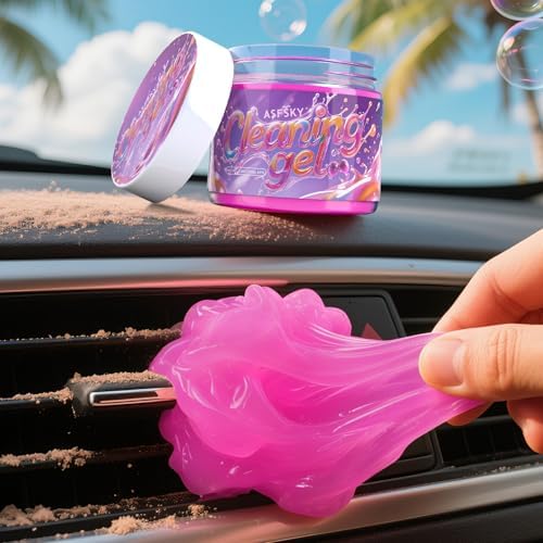 ASFSKY Car Cleaning Gel Cleaning Putty Universal Cleaning Gel Grape by ASFSKY