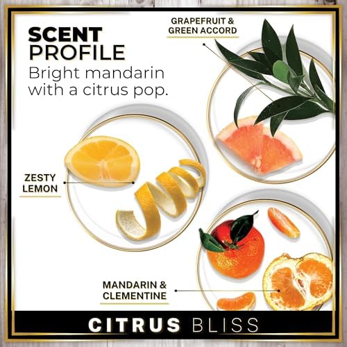 Urban Naturals Car Air Freshener Diffuser 3 Pack - Citrus Bliss Scent, 45+ Days Long Lasting Fragrance, Made in USA, Glass & Wood, Hanging Design + Vent Cip, Easy to Use - Image 4
