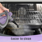 Phueut Pressurized Handheld Multi-Surface Natural Steam Cleaner with 12 pcs Accessories, Multi-Purpose Steamer for Home Use, Steamer for Cleaning Floor, Upholstery, Grout and Car (Purple) - Image 7