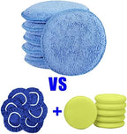 FONAROLL Microfiber Wax Applicator Pads, Car Wax Applicator, Buffing & Detail Polishing Foam Pads for Car Cleaning and Fine Polishing (5" Diameter, 6 Pack)… - Image 5