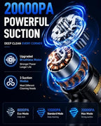 houscly Car Vacuum Cordless Mini Handhled 4-in-1 High Power Cleaner 20000Pa - Image 2