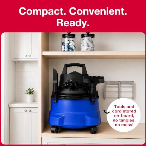 Koblenz WD-6 L212 Wet Dry Vacuum Cleaner, 6 Gallon - Image 6