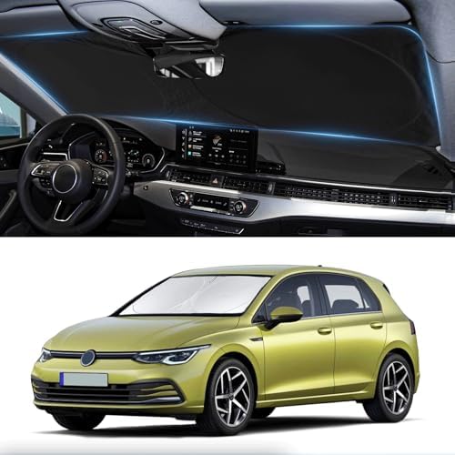 Windshield Sun Shade for 2015-2020 2021 Volkswagen Golf GTI/e-Golf/Golf R by INSAUTO