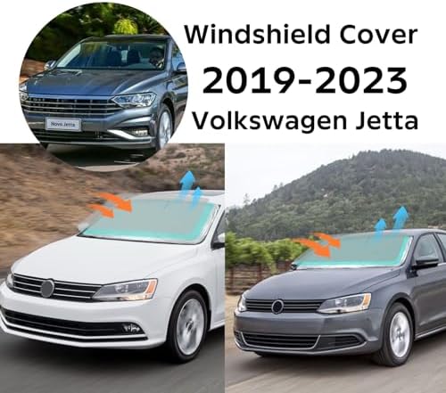 Sunshades for VW Volkswagen Jetta 2019 2020-2026 Windshield Sun Shade Cover - Image 2