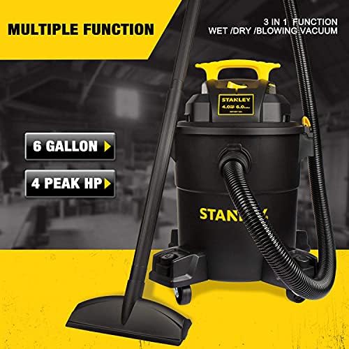 Stanley - SL18116P Wet/Dry Vacuum, 6 Gallon, 4 Horsepower Black - Image 5