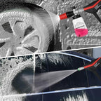 Sooprinse Short Pressure Washer Gun with Foam Cannon, Foam Cannon for Pressure Washer, 1/4 Inch Quick Connector, 5 Nozzle Tips with Car Wash Mitt, 1 Liter - Image 6