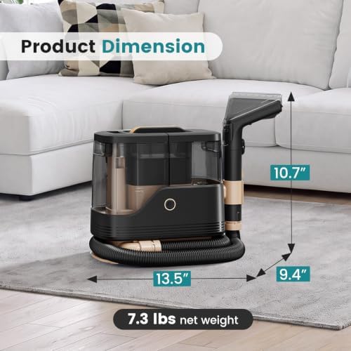 OLIXIS Carpet Cleaner Machine Upholstery Couch Cleaner Solution Portable - Image 2