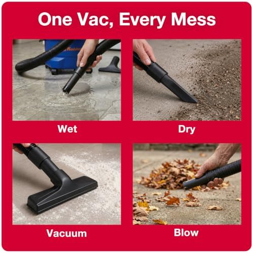 Koblenz WD-9 L212 Wet Dry Vacuum Cleaner, 9 Gallon, 5.0 PHP - Image 3