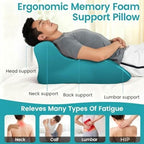 Sweet Spot Pillow, 27 Angle Perfect Positioning Pillow, Ergonomic Memory Foam Couples Pillows, Lounger Cushion Back Support, Ideal for Better Positioning(Blue) - Image 5