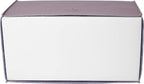 Carrotez Tissue Box Cover, [Refined] Modern PU Leather Rectangular Tissue Box Holder - Decorative Holder/Organizer for Bathroom Vanity Countertop, Night Stands, Office Desk 9.5"X5"X5" - Lavender - Image 7
