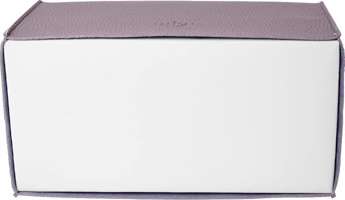 Carrotez Tissue Box Cover, [Refined] Modern PU Leather Rectangular Tissue Box Holder - Decorative Holder/Organizer for Bathroom Vanity Countertop, Night Stands, Office Desk 9.5"X5"X5" - Lavender - Image 7